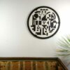 'Abstract Geometric' Manhole Cover (article: 209A), cnc mill 6 axis